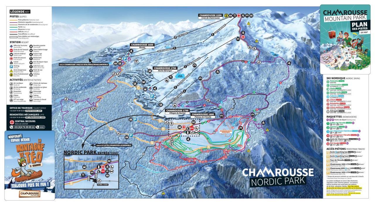 Ferienwohnung Meleze B *** Plein Sud Chamrousse Exterior foto